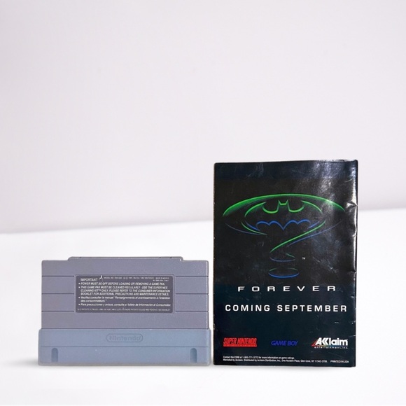 Justice League Task Force (Super Nintendo SNES 1995) with Manual - Picture 2 of 2